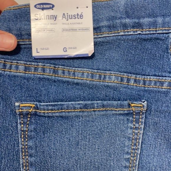 Old Navy Pull Up Skinny Jeans Size Large - Picture 7 of 7